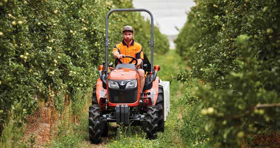 Kubota B series vineyard tractor
